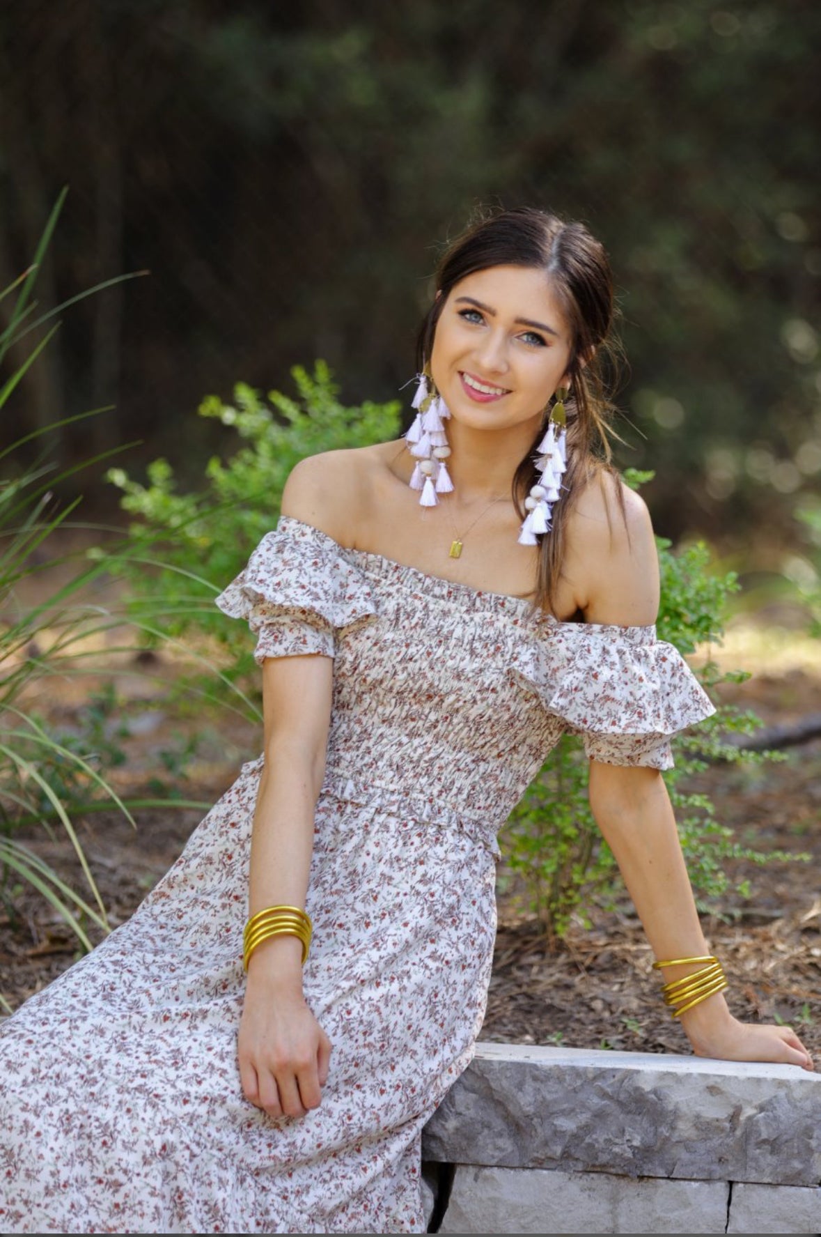 Falling for You Floral Midi Dress