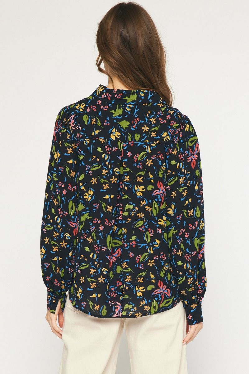 Just Right Floral Print Shirt