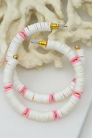 Bead Hoop Earrings - Sweet Teens Boutique