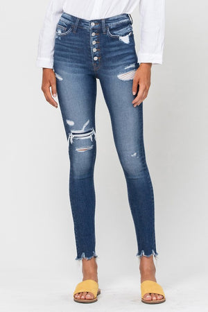 Sassy High Rise Skinny Jeans