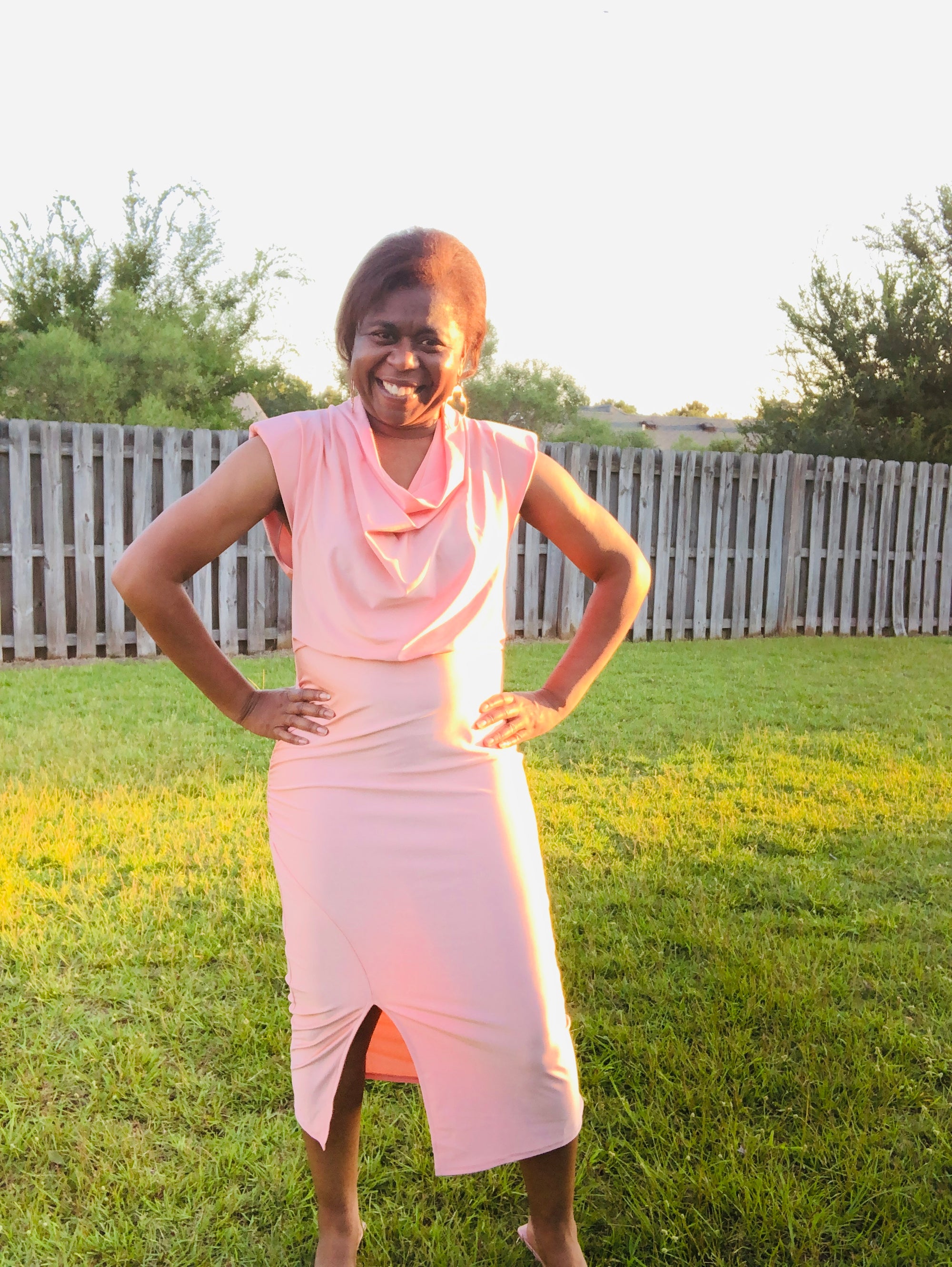 Cheers to You Champagne Dress