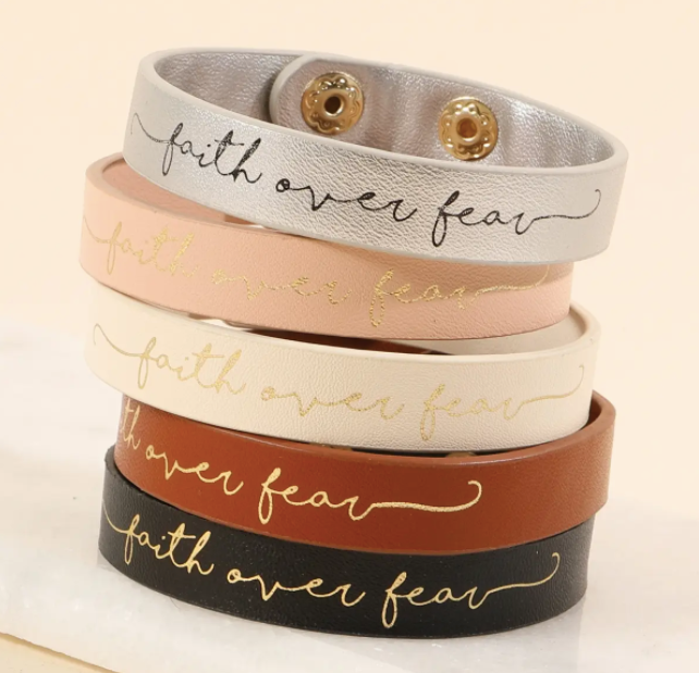 Faith Over Fear Bracelet