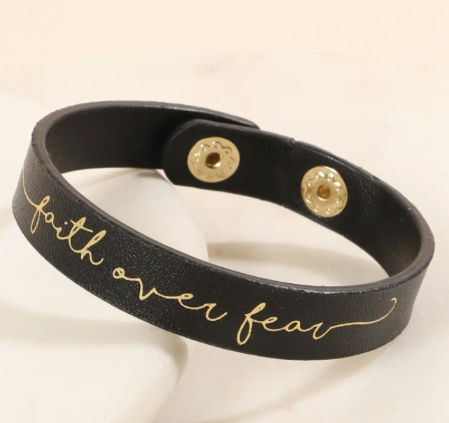 Faith Over Fear Bracelet