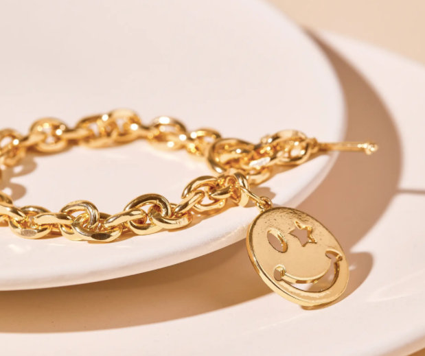 Smily Face Charm Bracelet