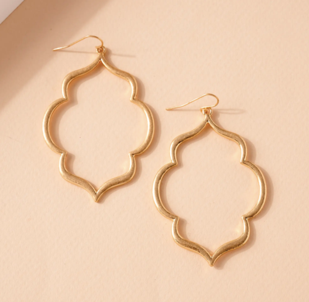 Moroccan Metal Dangling Earrings