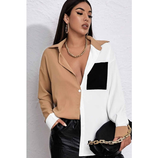 Vanessa Two Toned Blouse