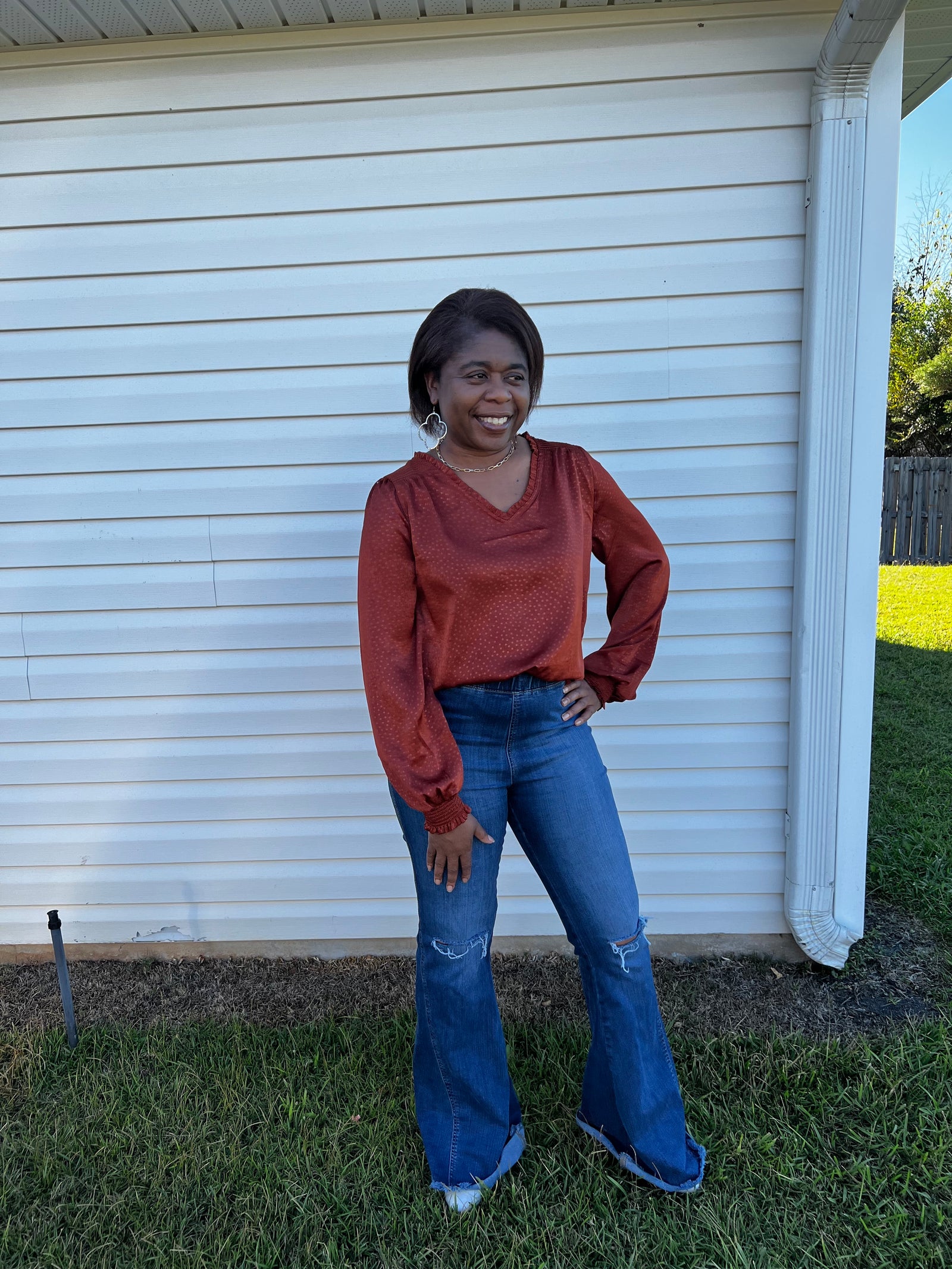 Cinnamon Spice Blouse